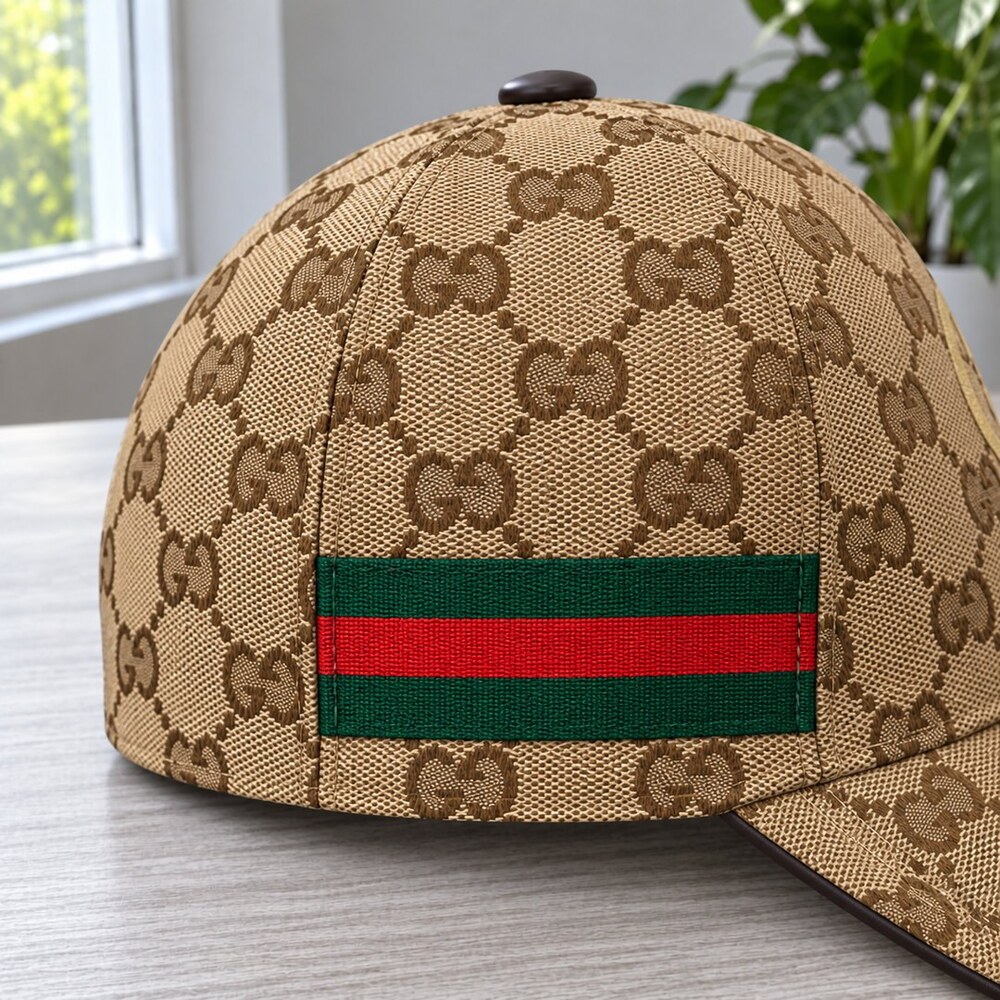 Gucci GG Cap with Gold Front Logo - Picture 4 of 6